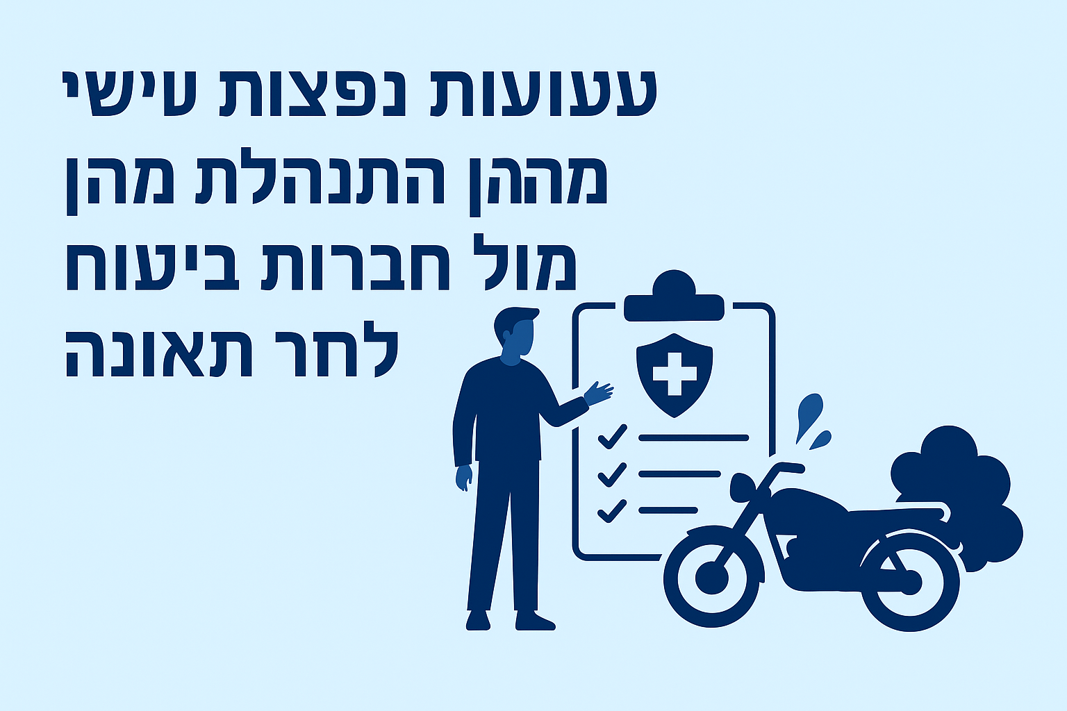 הטעויות הנפוצות בהתמודדות עם חברות ביטוח לאחר תאונת אופנוע בישראל