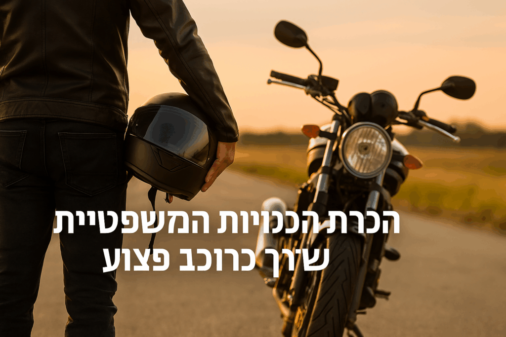 הזכויות המשפטיות שלך כרוכב שנפצע בתאונת אופנוע | עורך דין לתאונות אופנוע