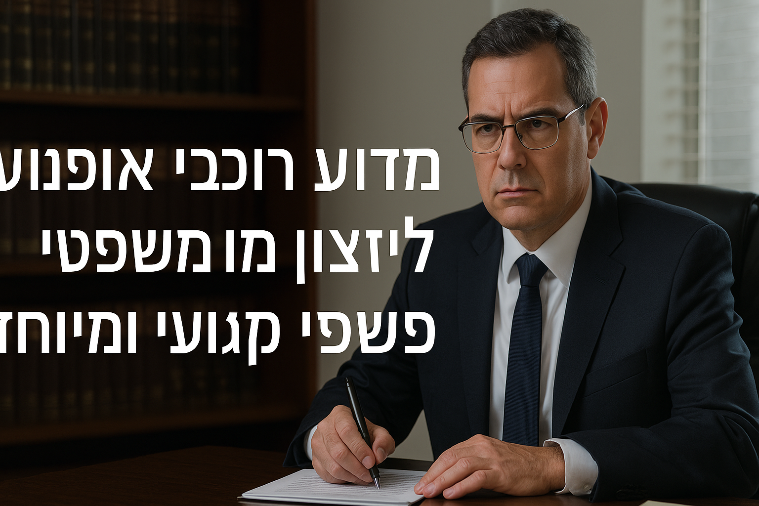 מדוע רוכבי אופנוע זקוקים לייצוג משפטי מקצועי ומיוחד