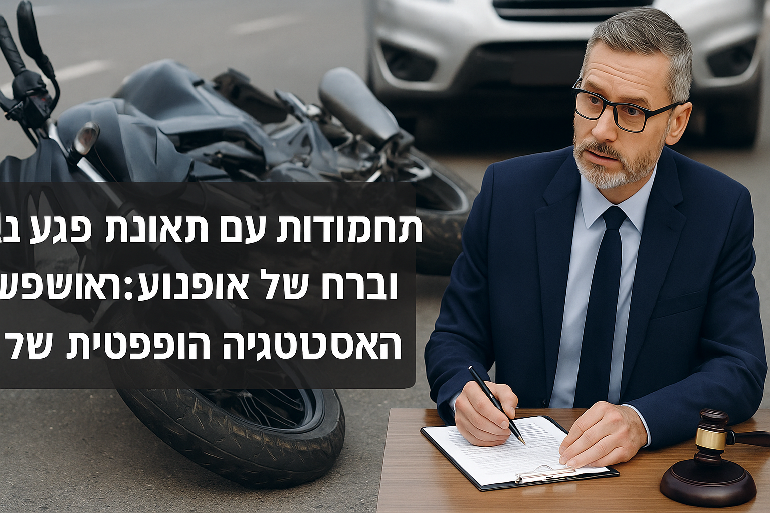 התמודדות עם תאונת פגע וברח של אופנוע – כל הזכויות והדרכים לפיצוי
