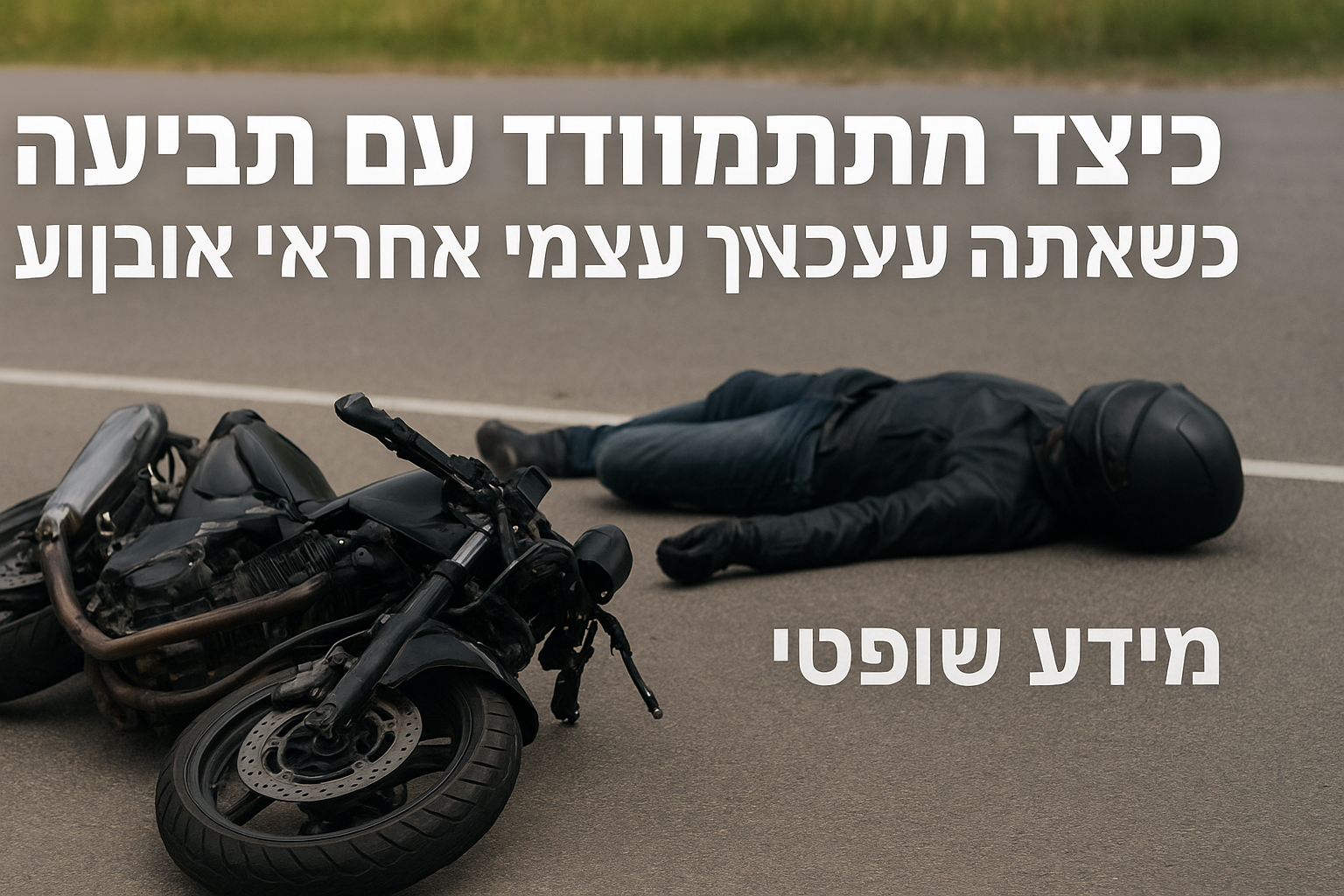 מה לעשות אם אתה אחראי חלקית בתאונת אופנוע – כלים משפטיים