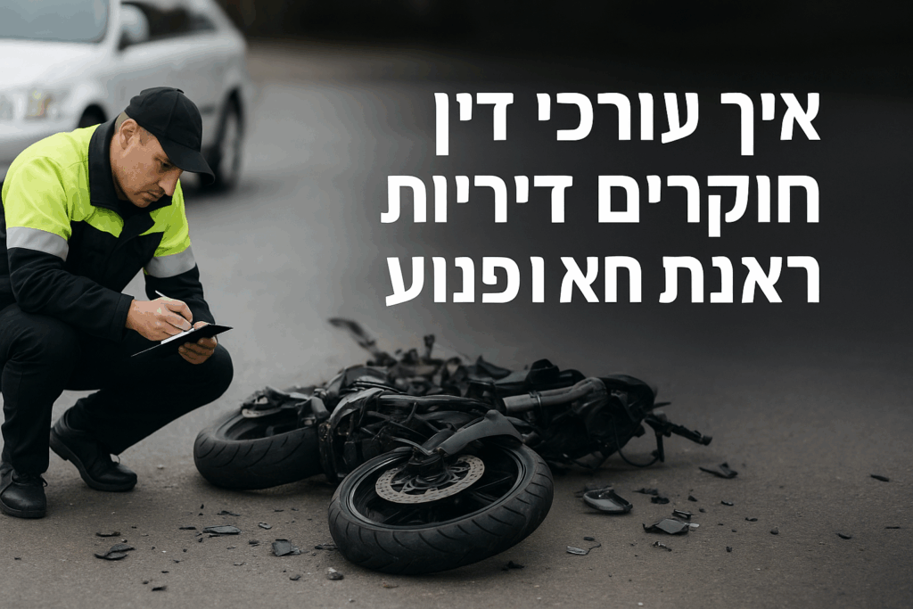 היכן רוכבים נפגעים, איך עורכי דין מוודאים את האחריות בזירה וכיצד זה תומך